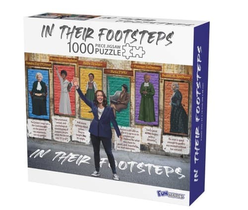 1000 Piece Puzzle Jigsaw In Their Footsteps Women Who Made History Kamala Harris - Image 1