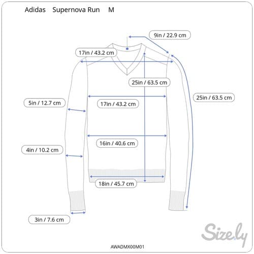 Adidas Womens ClimaCool Supernova Long Sleeve Running Top (Size M ) - Thumbnail 4