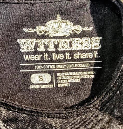 Skull Graphic Scripture Romans 6:23 Womens Fitted T-Shirt by ​Witness Wear - Thumbnail 4