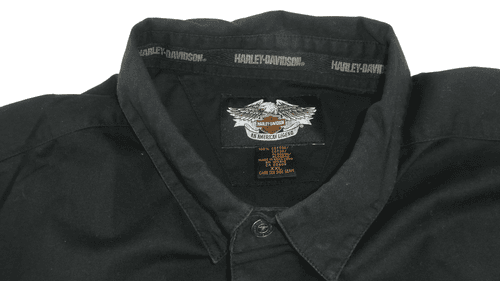 Harley-Davidson Ride Button Down Shirt Black (size 2XL) - Thumbnail 4