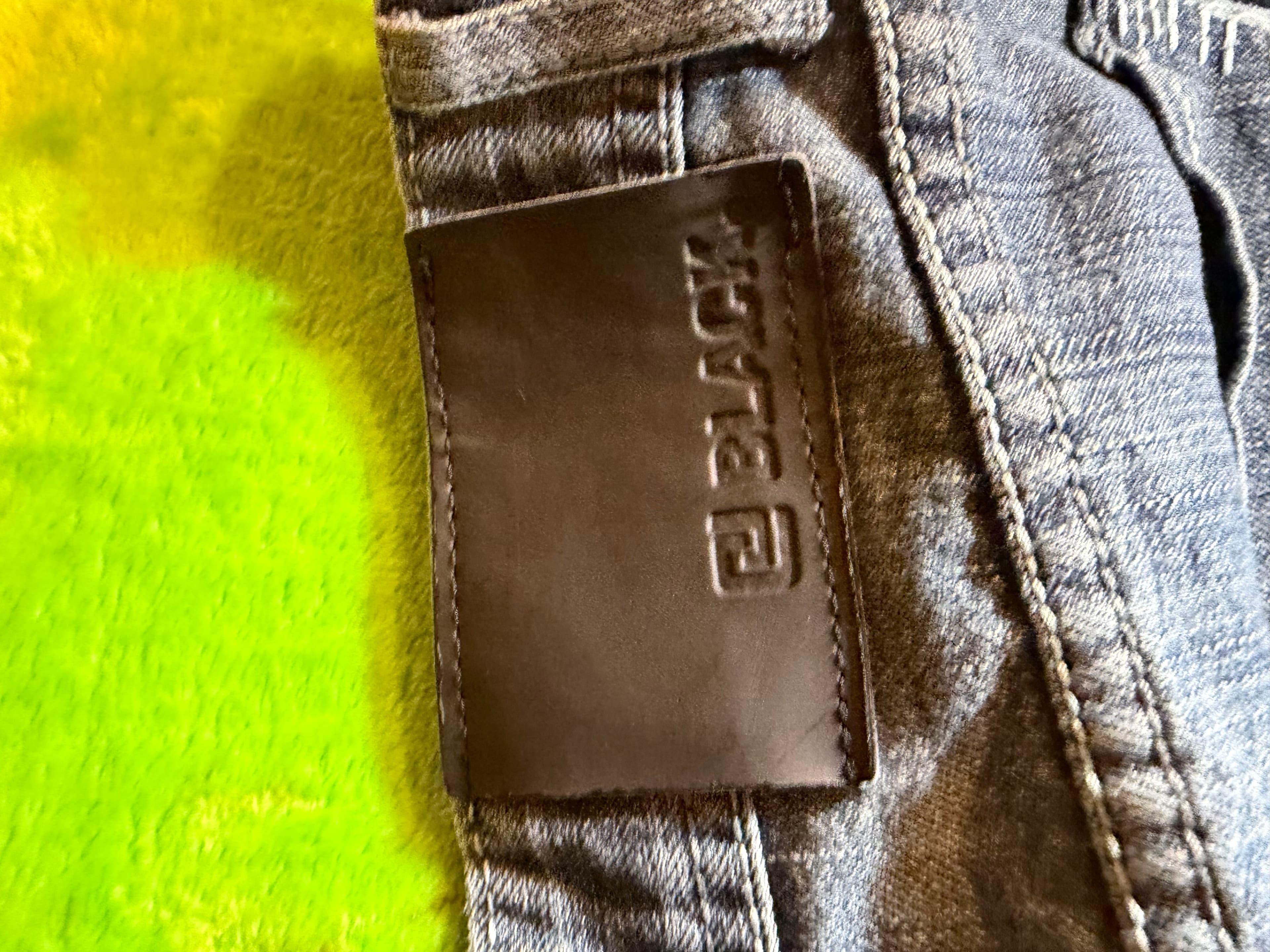 CJ Black Low Rise Slim Straight Jeans  38x32 Distressed Denim - Thumbnail 11