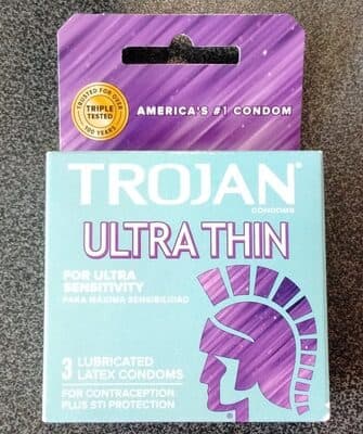 Trojan, Sensitivity Ultra Thin Lubricated Premium Latex Condoms, 3 Each - Thumbnail 6