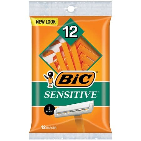 BIC, Single Blade Shavers Sensitive Skin, Pack of 12 - Thumbnail 2