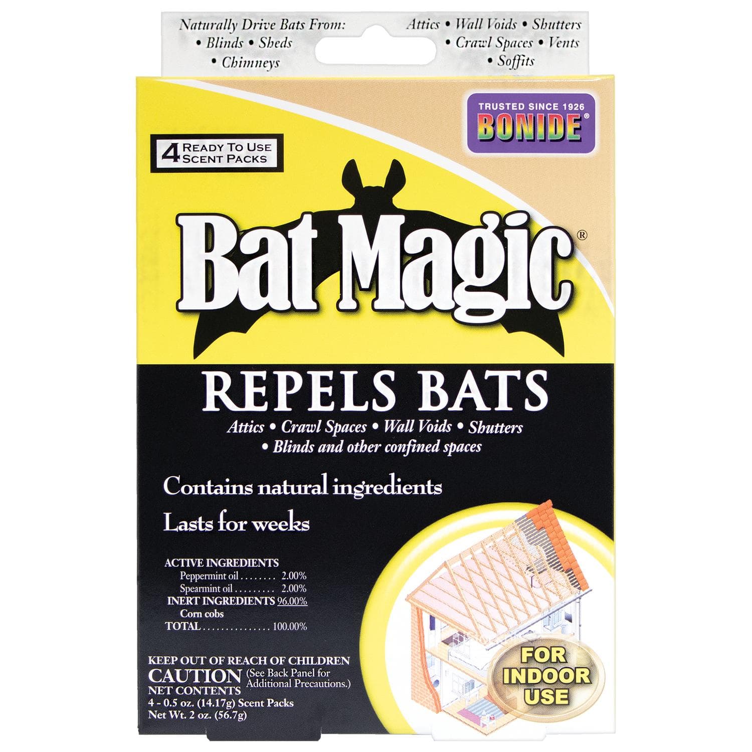 Bonide Bat Magic Animal Repellent Granules for Bats 2 Oz - Thumbnail 6