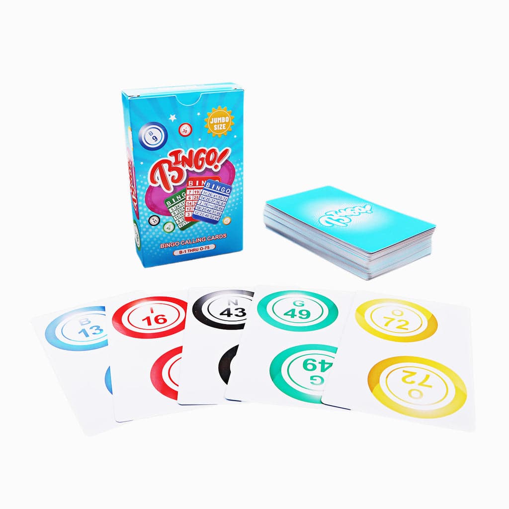 GSE Games & Sports Expert Bingo Calling Cards  Plastic Coated Bingo Playing Cards Deck for Bingo Game - Thumbnail 7