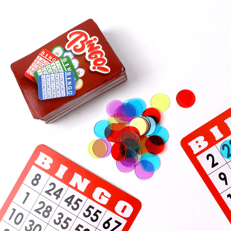 GSE Games & Sports Expert Bingo Calling Cards  Plastic Coated Bingo Playing Cards Deck for Bingo Game - Thumbnail 4