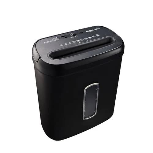 Amazon Basics 8-Sheet Cross-Cut Paper and Credit Card Shredder - Thumbnail 7