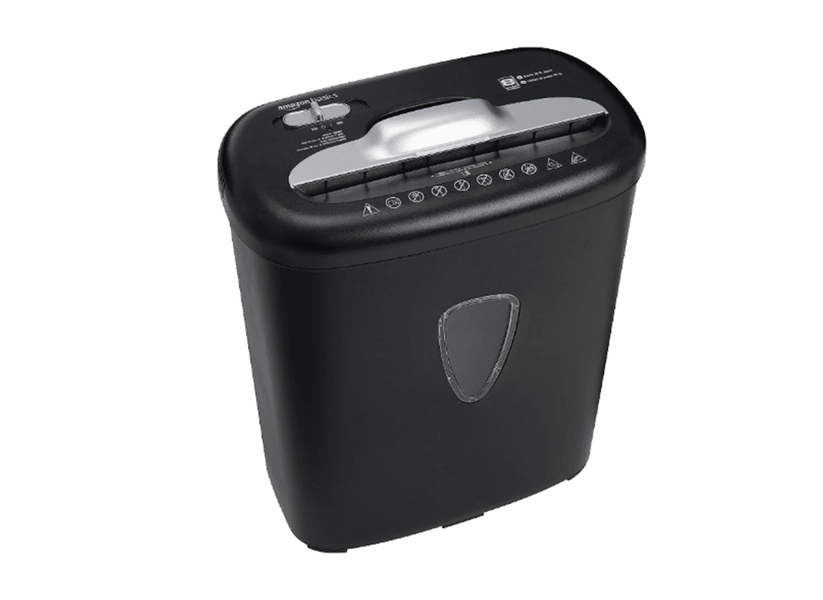 Amazon Basics 8-Sheet Cross-Cut Paper and Credit Card Shredder - Thumbnail 6