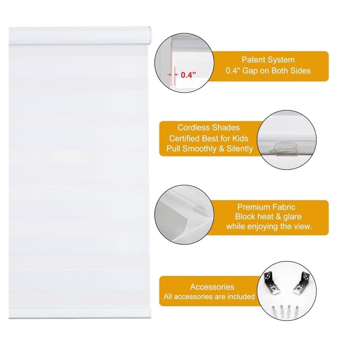 Persilux Zebra Cordless Blinds - Thumbnail 2