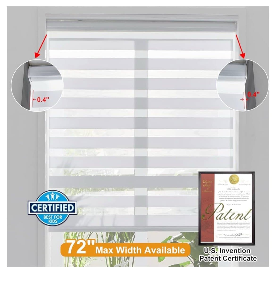 Persilux Zebra Cordless Blinds - Thumbnail 4