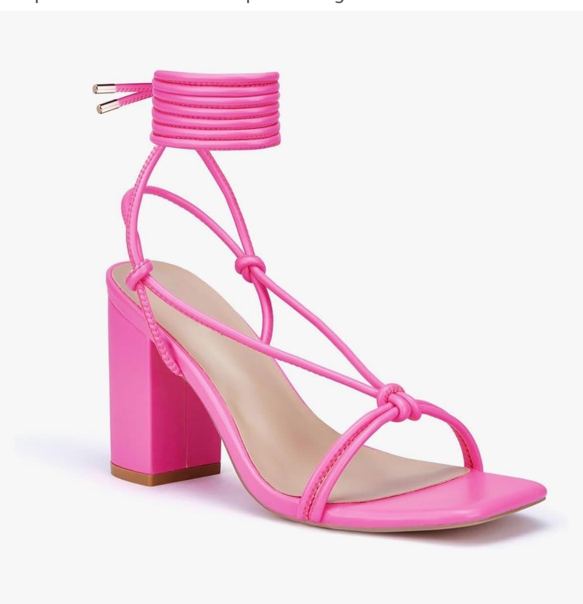 Delonix Regia strappy high heels - Image 1