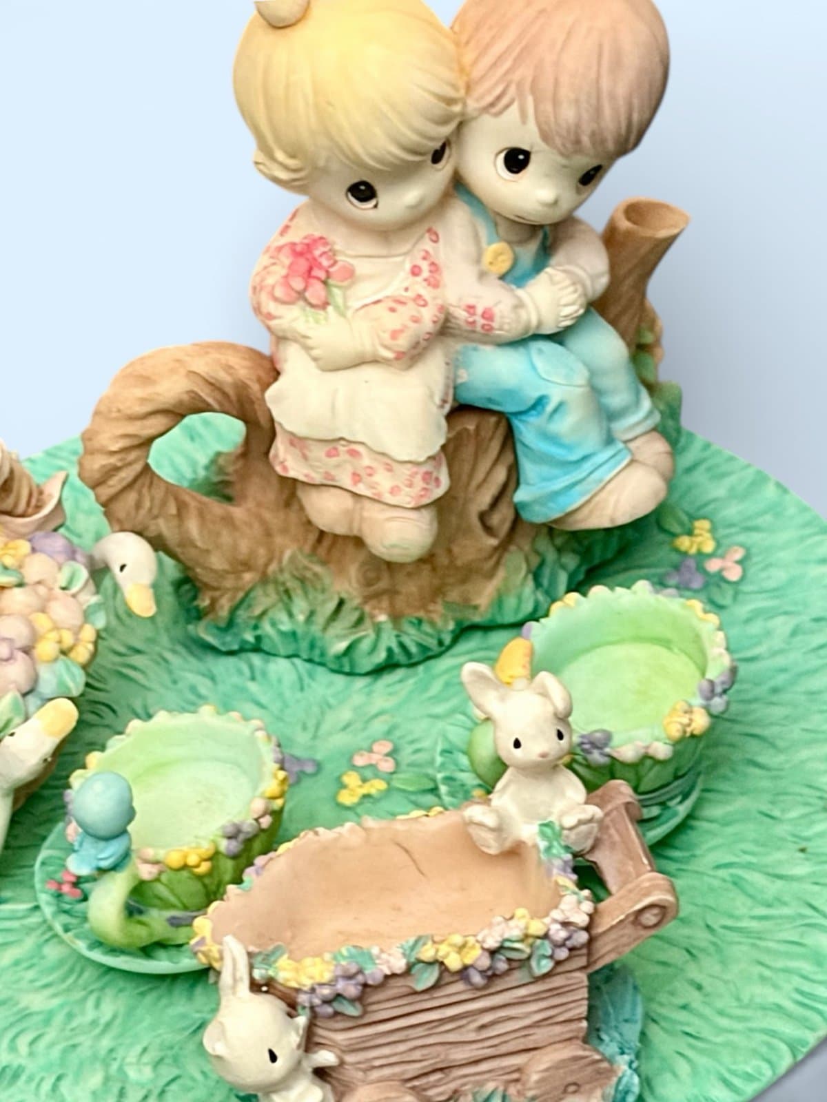 Precious Moments Porcelain Figurine Set - Image 1