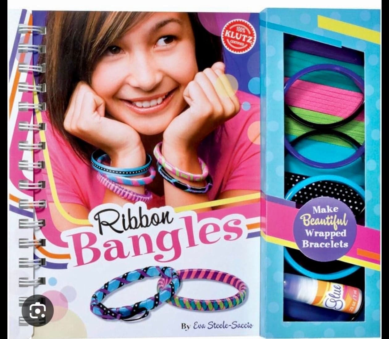 American Girl Library Paper Clip Jewelry Book and Kit and Klutz Jewelry wrappin - Thumbnail 4