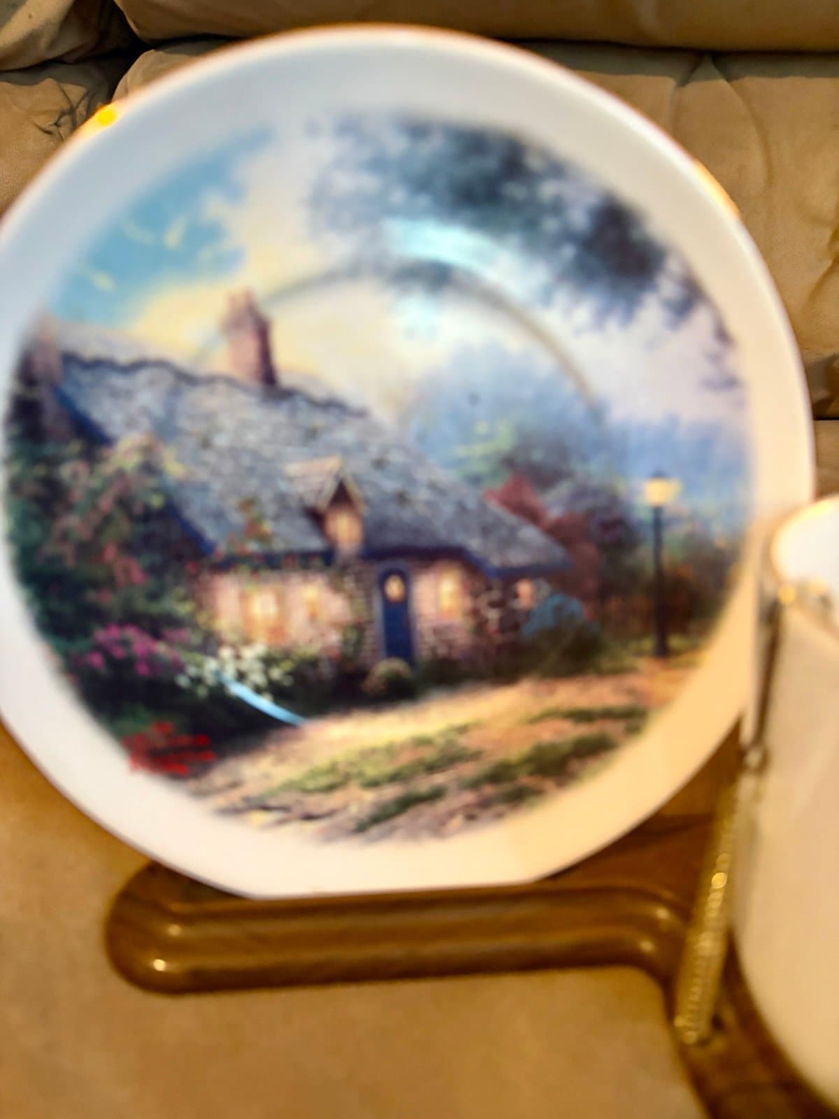 Thomas Kinkade cup and saucer set - Thumbnail 2