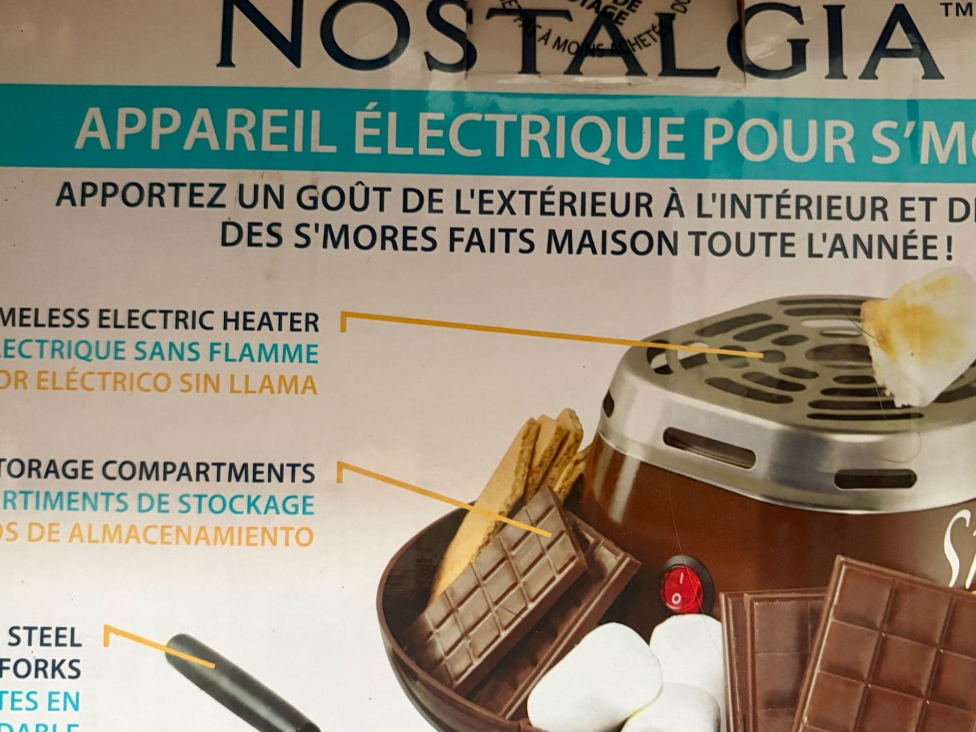 Nostalgia Tabletop Indoor Electric Stainless Steel S'mores Maker with 4 Trays a - Thumbnail 3