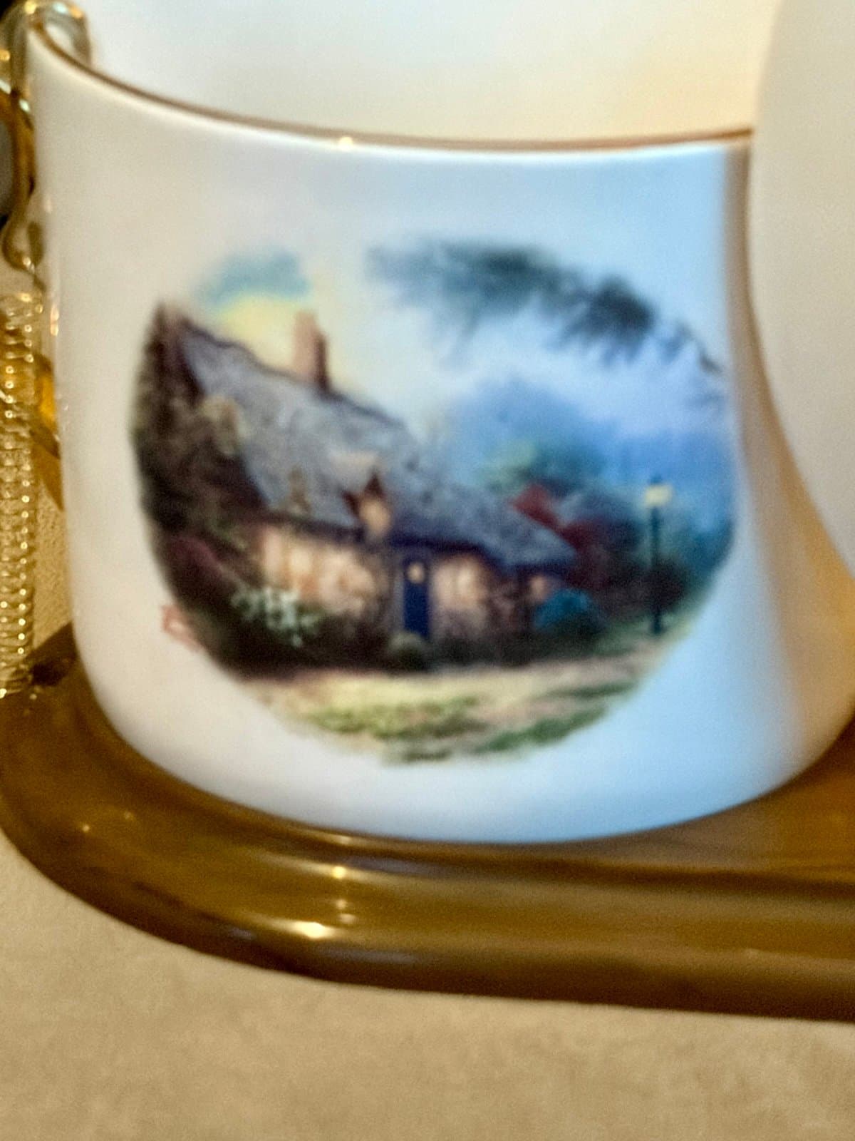 Thomas Kinkade cup and saucer set - Thumbnail 6