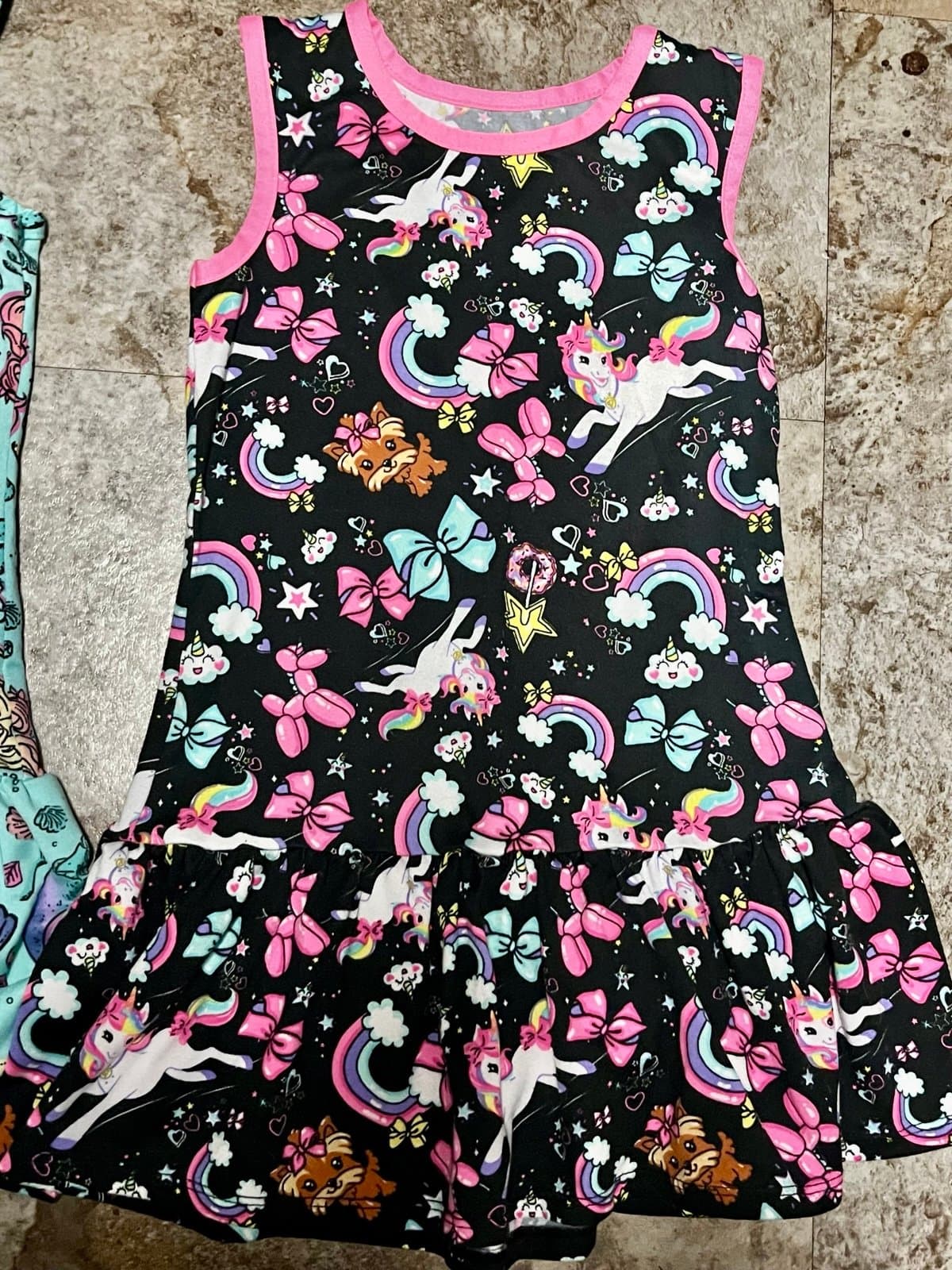 Set of 2 Girls Sleeveless Summer Dresses, 4/5 - Thumbnail 3