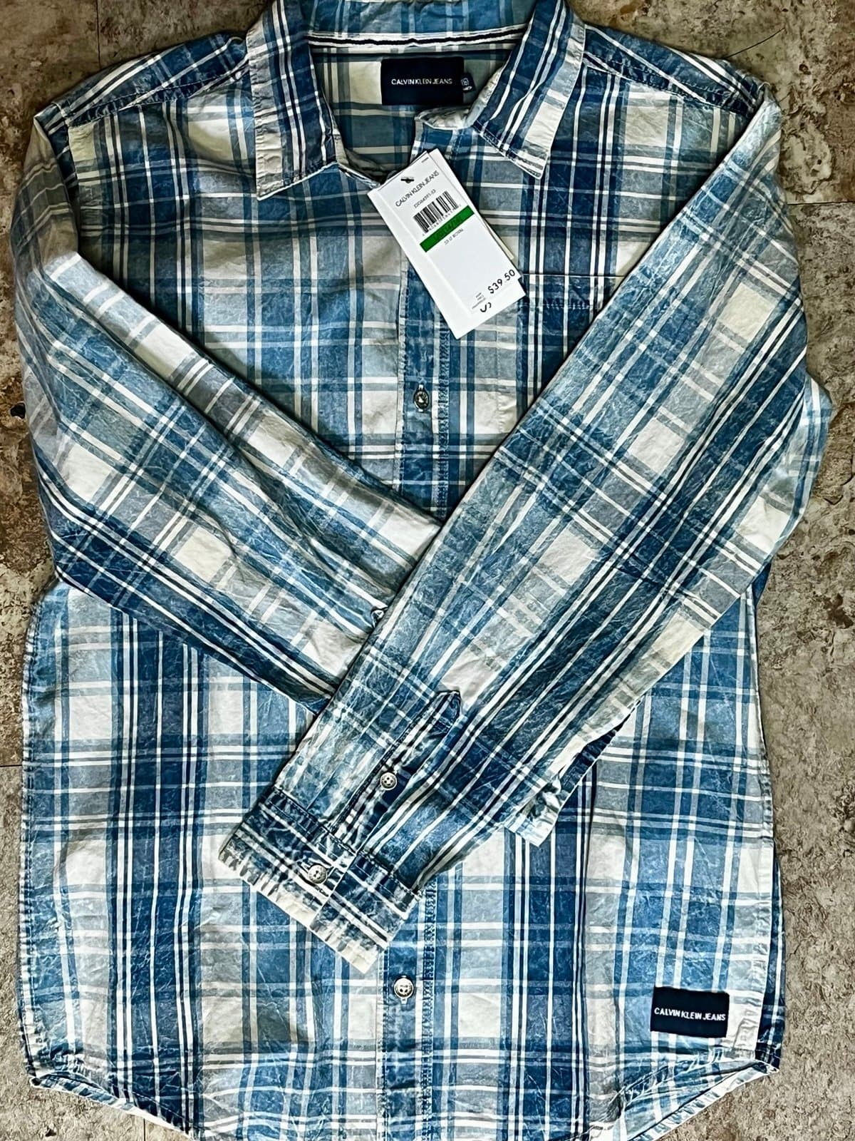 NWT, Boys Calvin Klein Button up, size 14-16 - Image 1