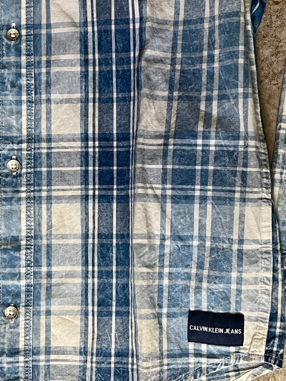 NWT, Boys Calvin Klein Button up, size 14-16 - Thumbnail 3
