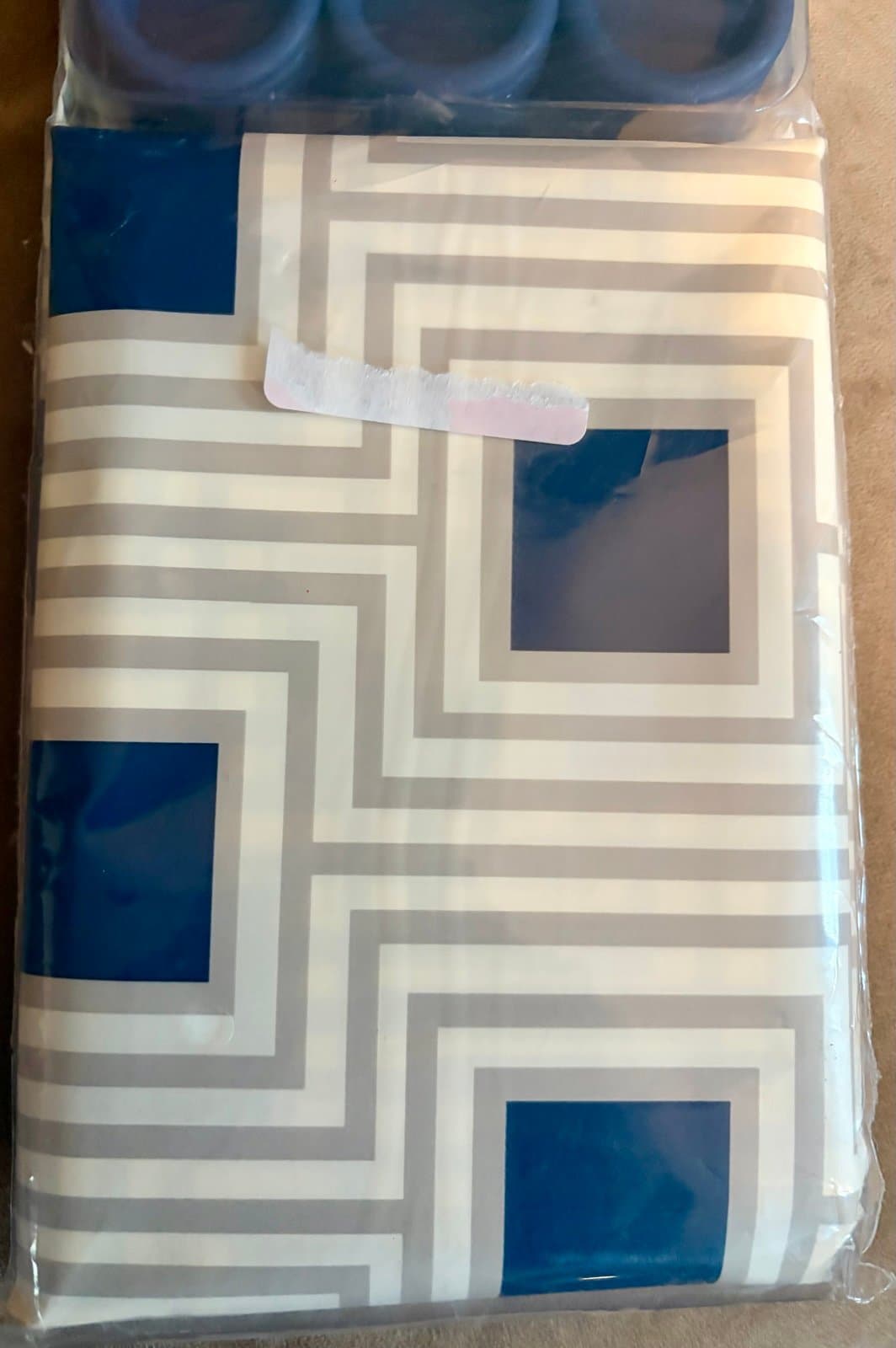 Shower Curtain and Clamps - Thumbnail 4