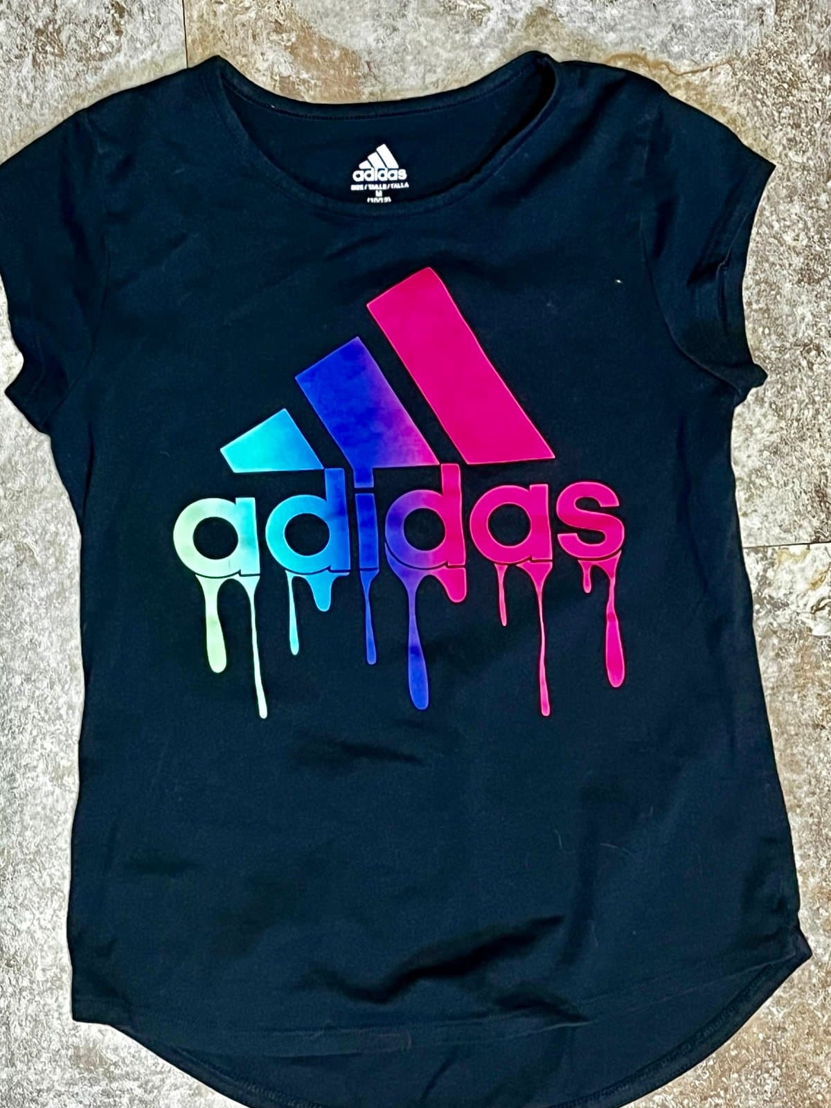 Girls Adidas Top and Matching Hoodie - Image 1