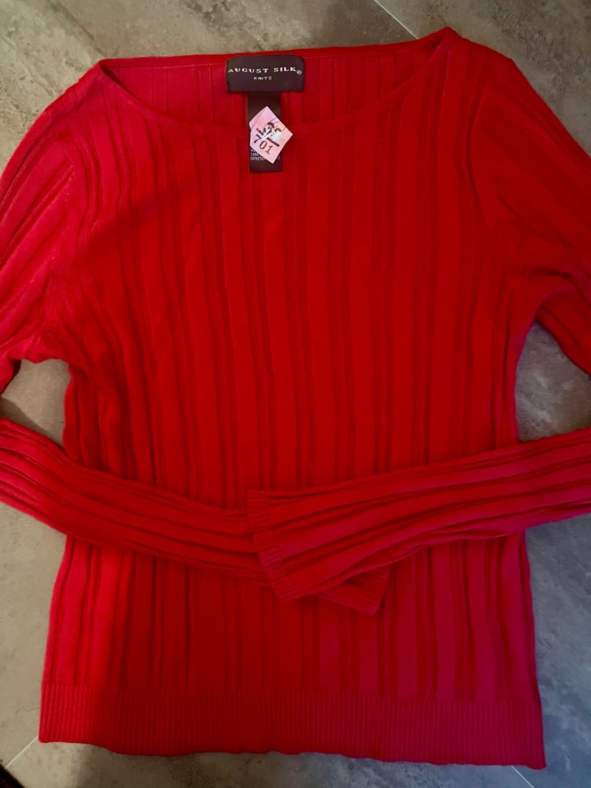 August Silk Sweater size SM - Image 1