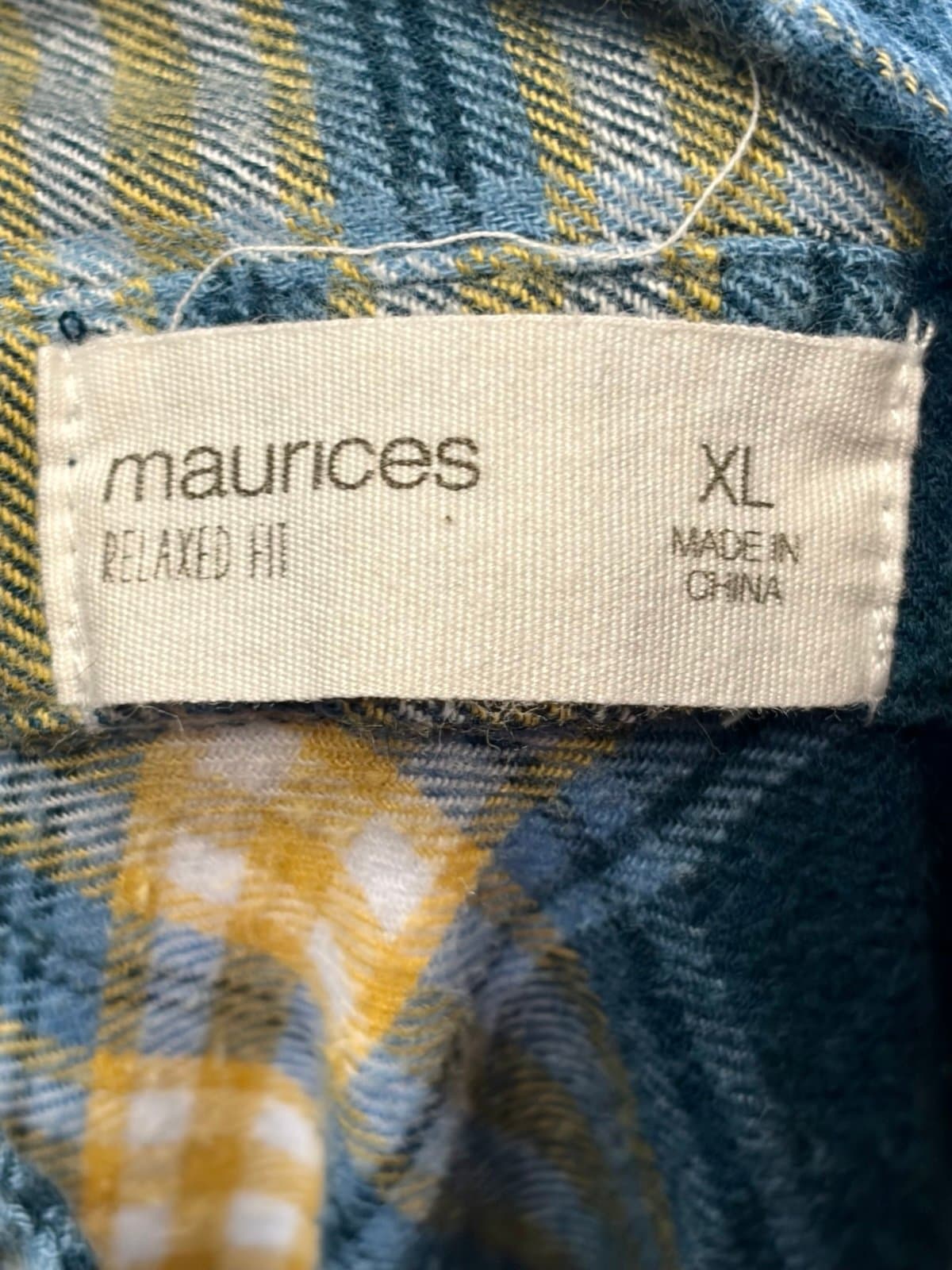Women’s Maurice’s Plaid Button up - Thumbnail 4