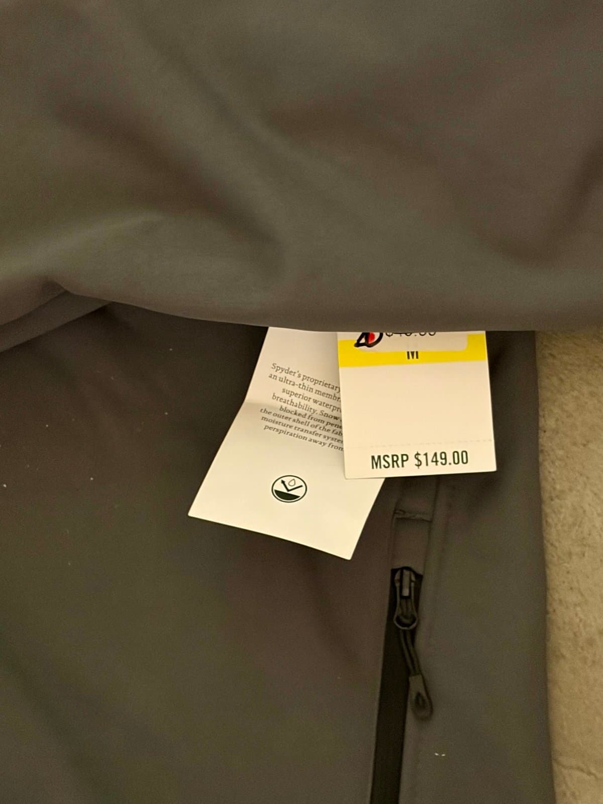 NWT, Men’s HydroB Jacket size M - Thumbnail 7