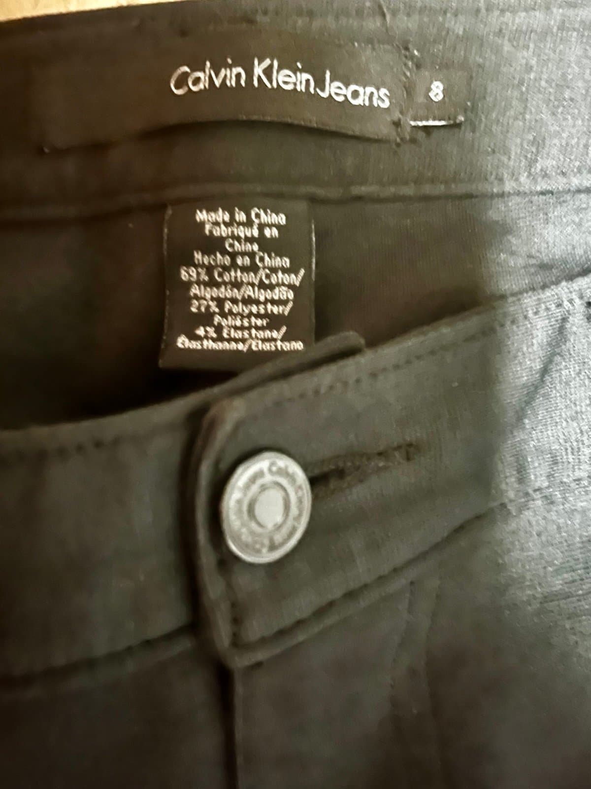 Calvin Klein Black Jeans size 8 - Thumbnail 2
