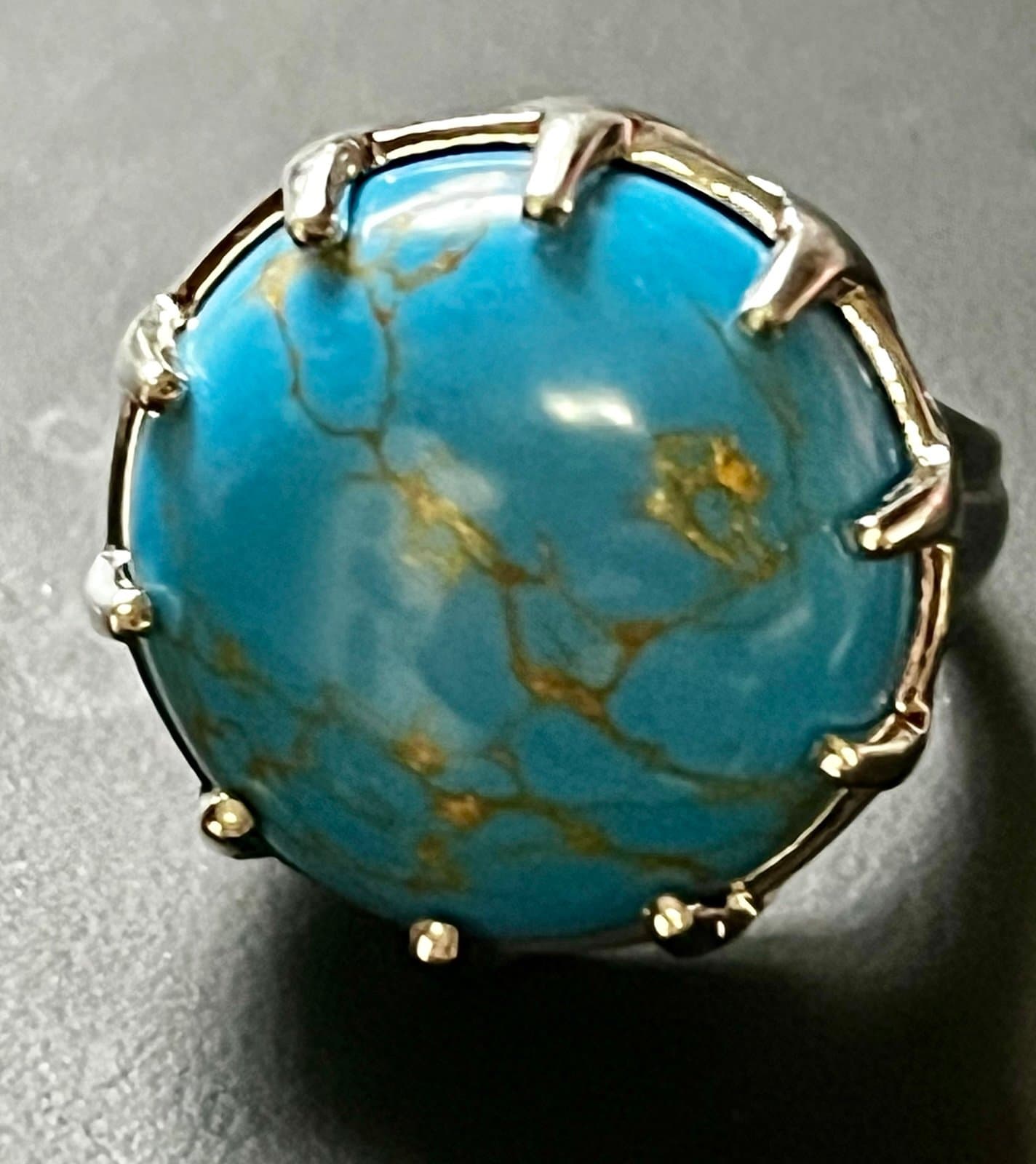 NWT, Turquoise Ring, size 7 - Image 1