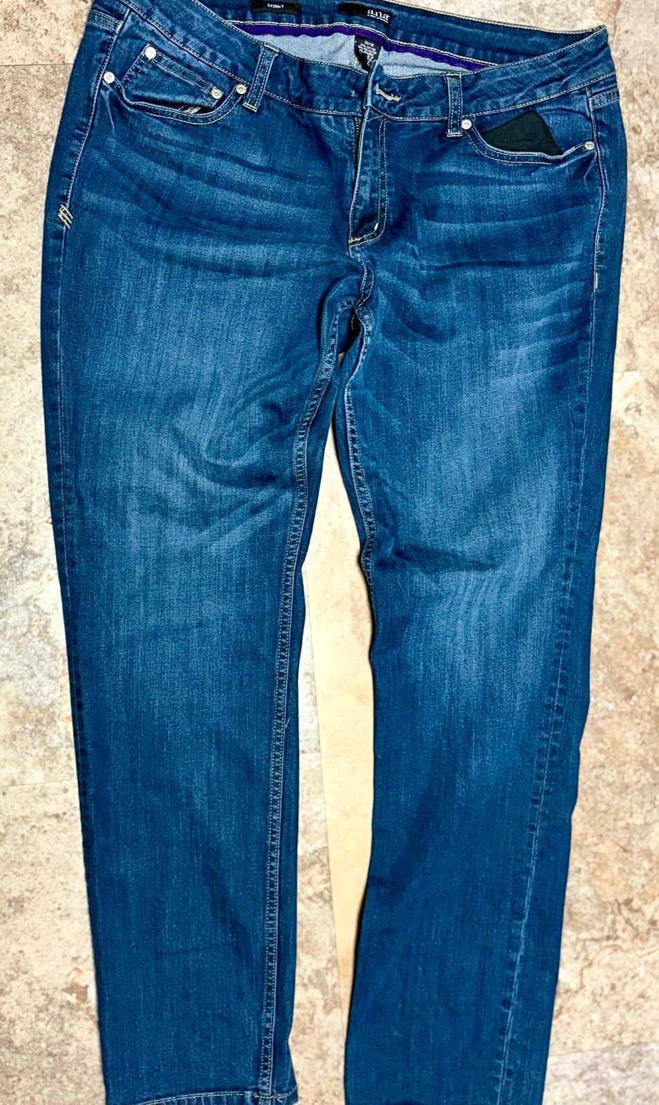 Women’s Anne Taylor Skinny Jeans, 12-13 - Image 1