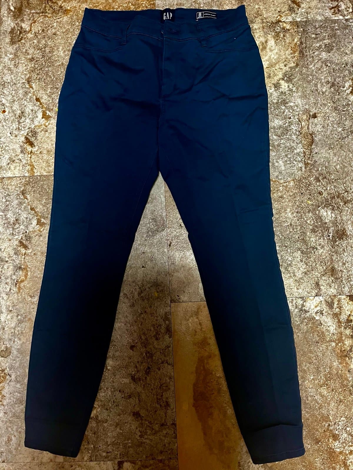 Gap women’s blue cargo pants, size 8 - Image 1