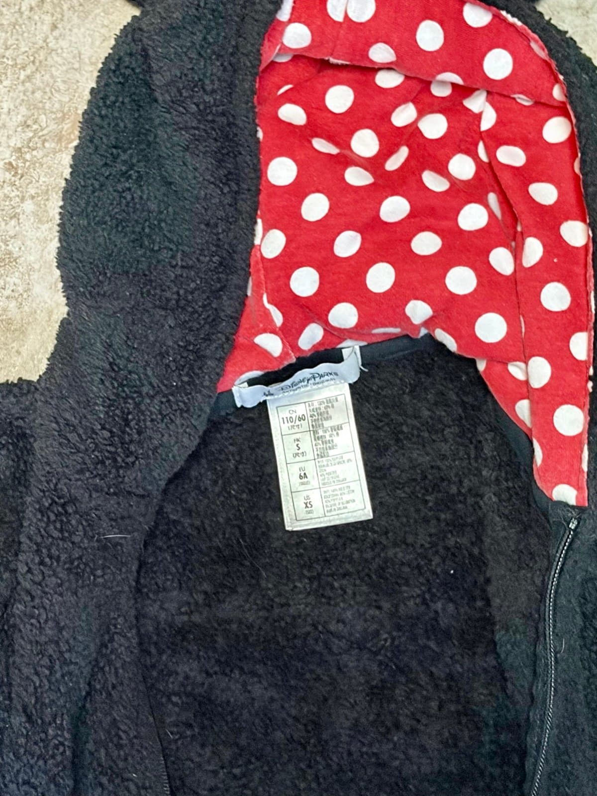 Girls Minnie Mouse Zip up Jacket - Thumbnail 2