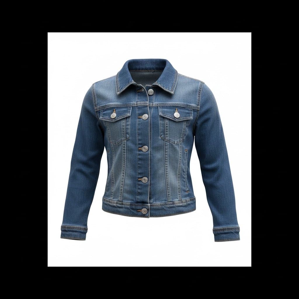 Girls Looney Tunes Jean Jacket, XS - Image 1