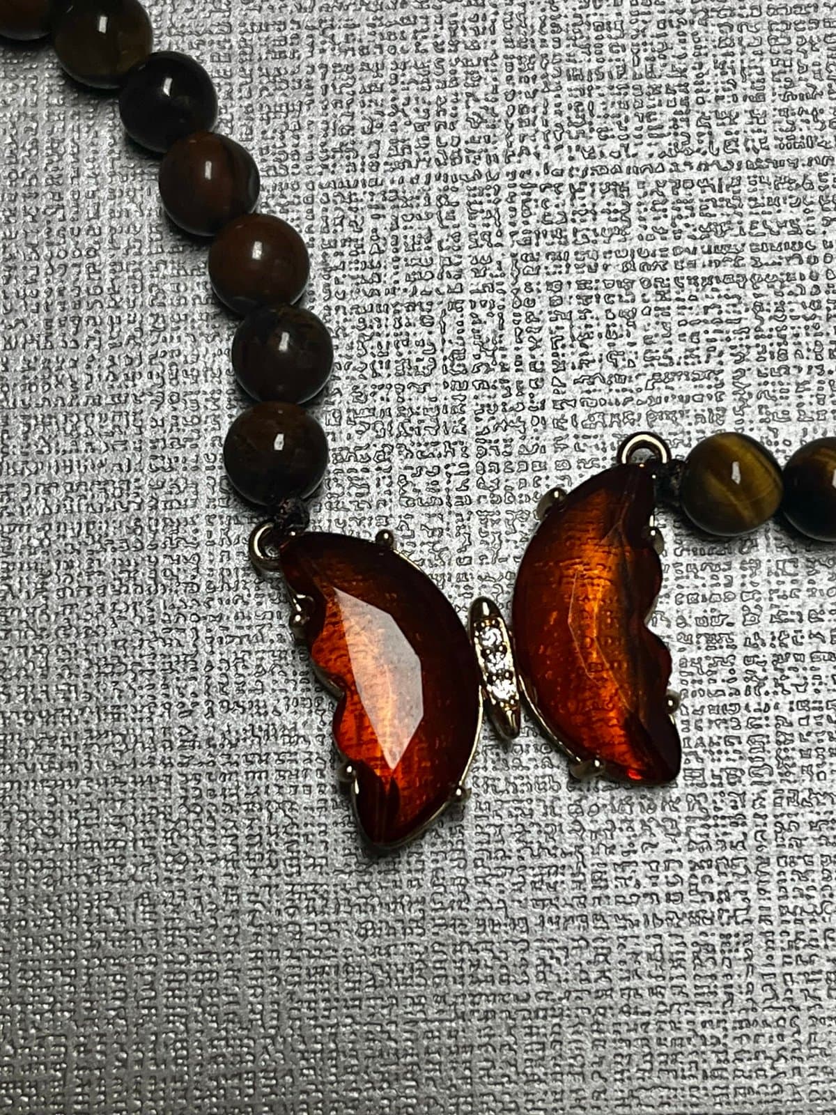 NWT, Butterfly Necklace and Earrings Set - Image 1