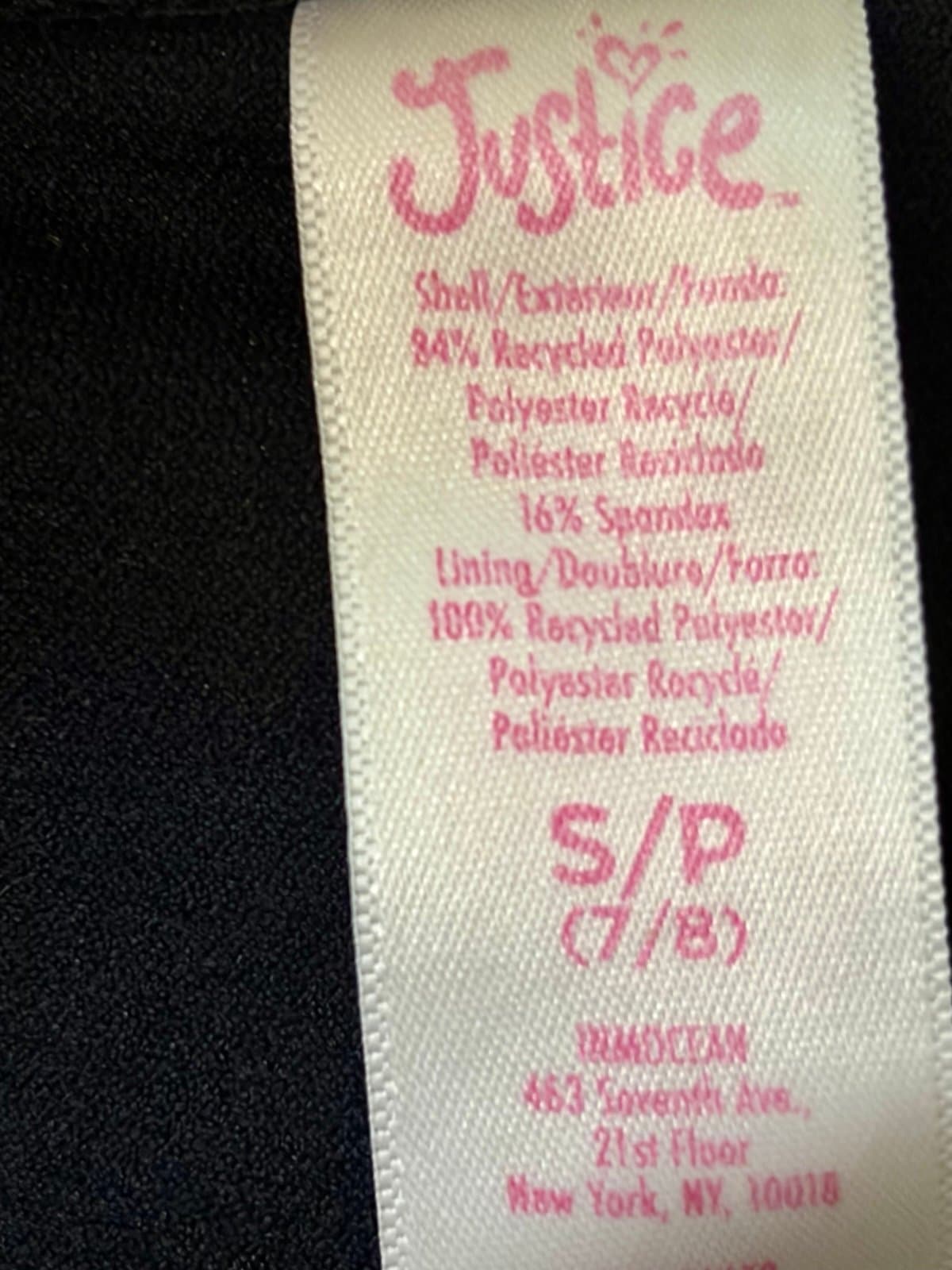 Girls 2 piece Swimming Suite Justice 7/8 - Thumbnail 4