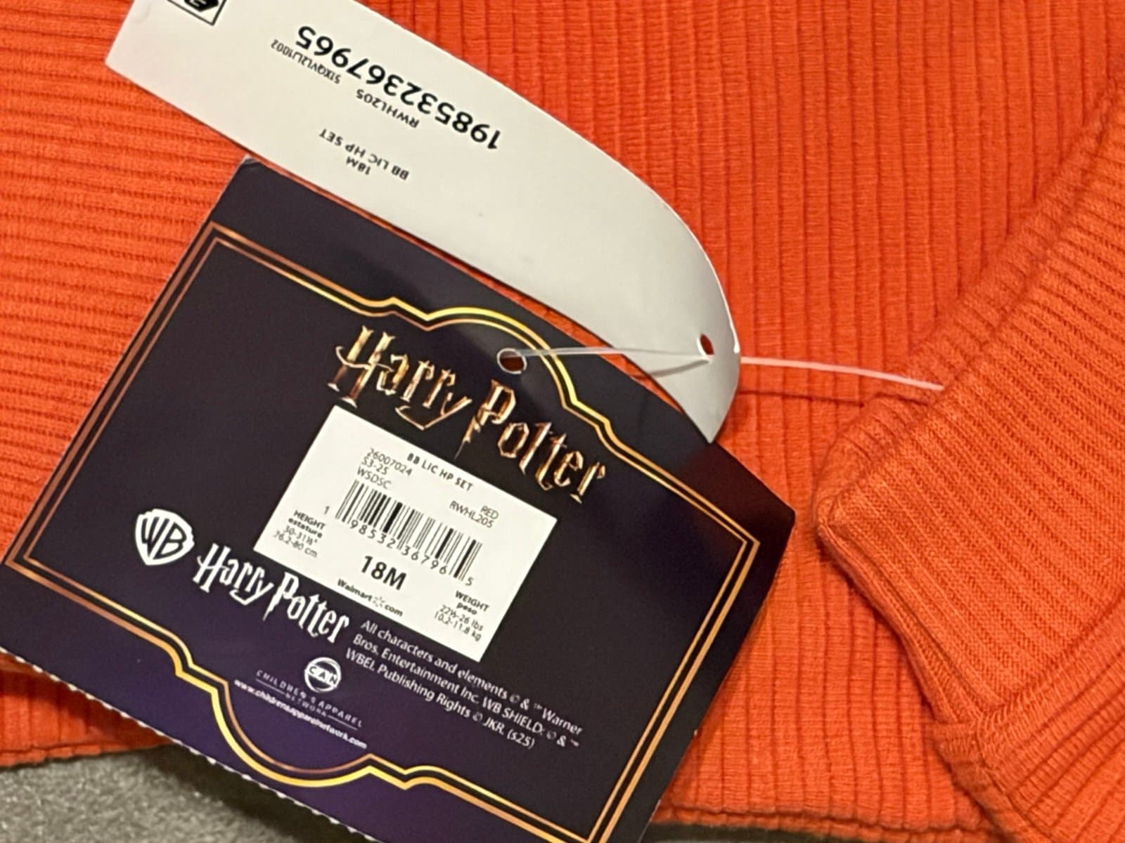 NWT, Harry Potter Baby outfit 12 M - Thumbnail 6