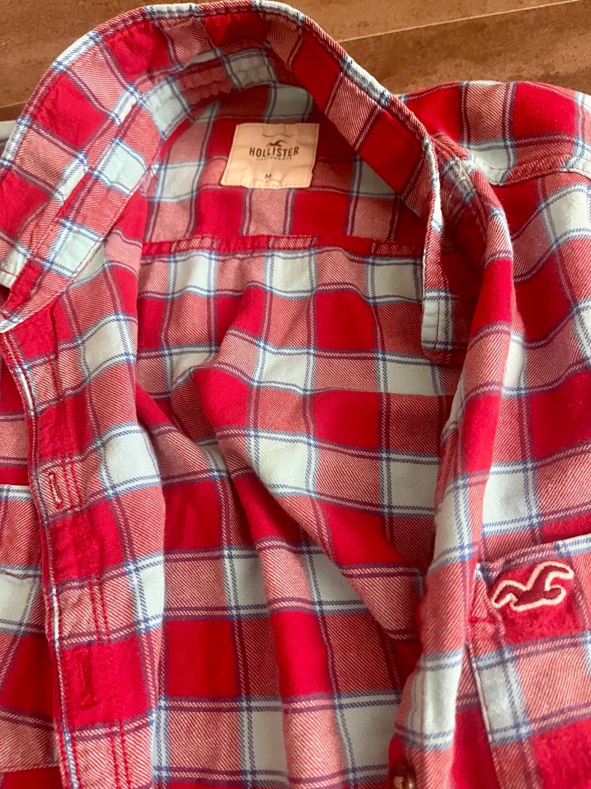 Hollister Plaid Button up shirt size M - Thumbnail 7