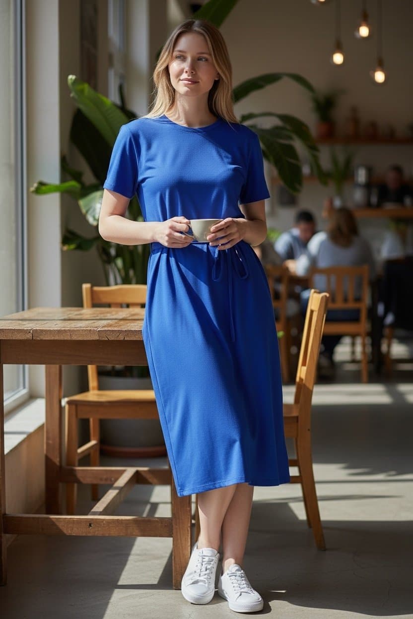 NWT, Short Sleeve Dress - Thumbnail 3