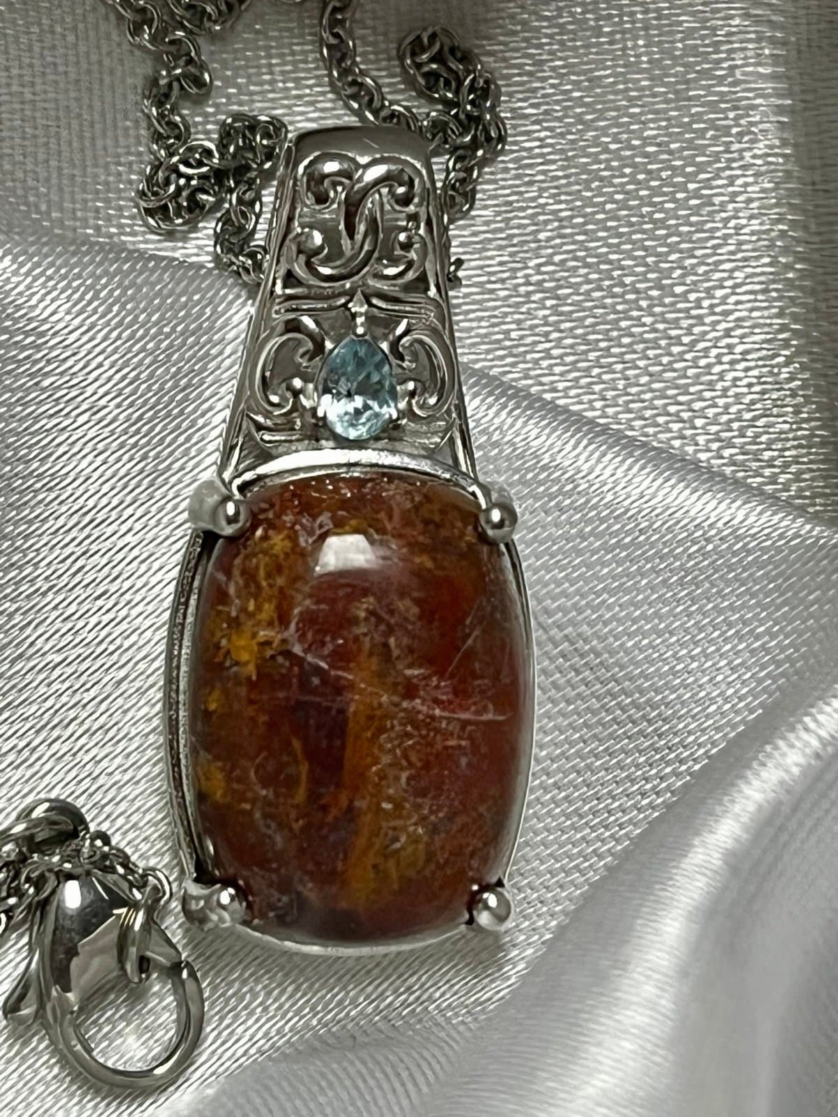 NWT, Moss Topaz Necklace - Thumbnail 3
