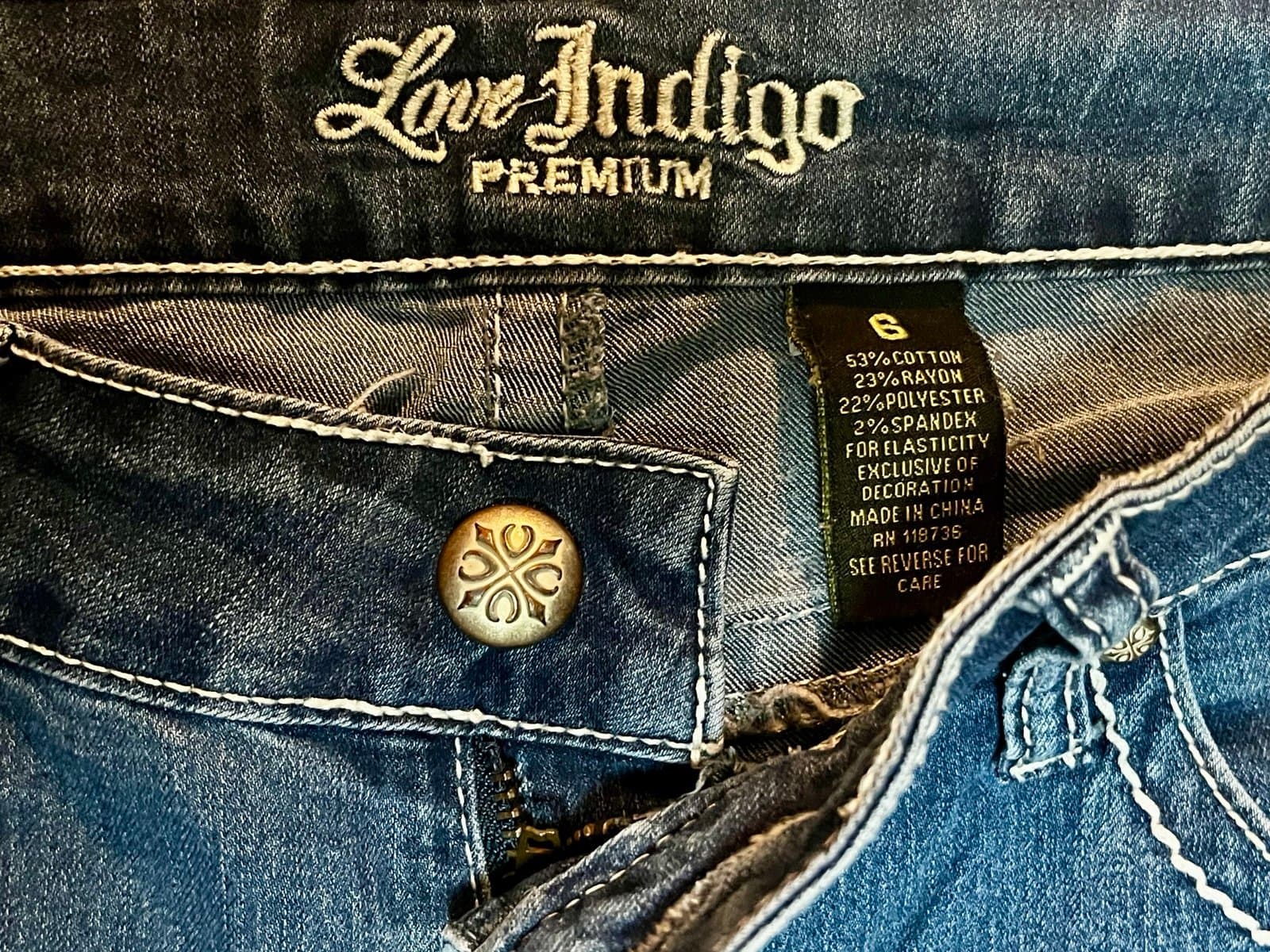 Love Indigo Premium Capris, size 6 - Thumbnail 2