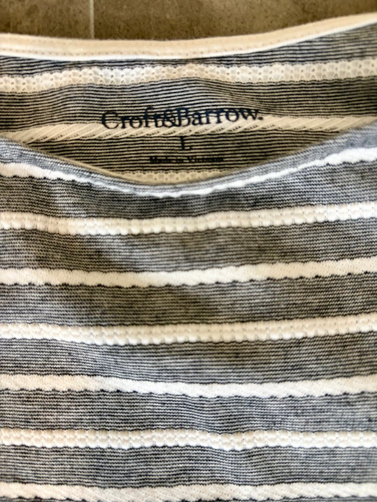 Croft & Barrow Long Sleeve Top, L - Thumbnail 4