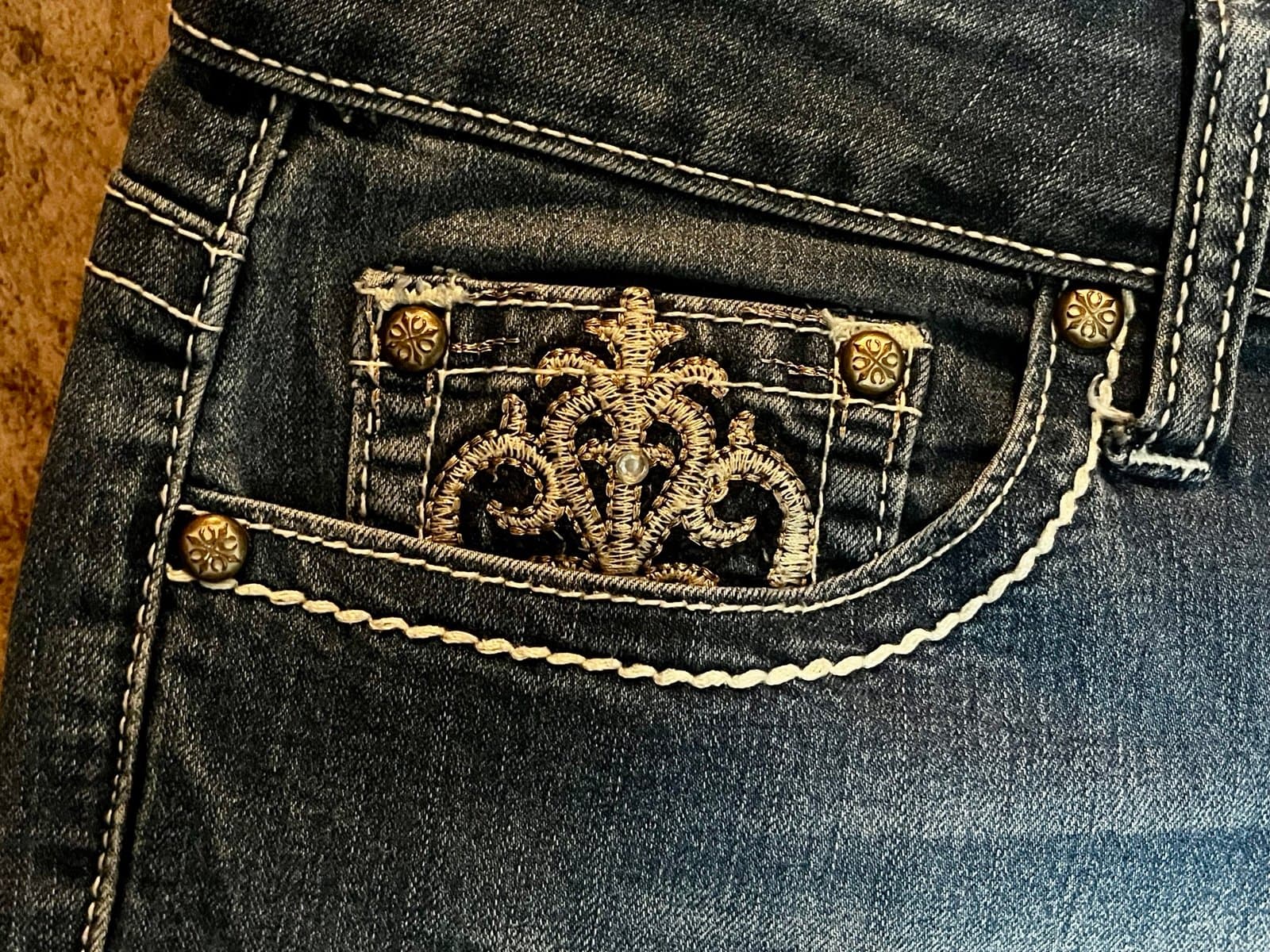 Love Indigo Premium Capris, size 6 - Thumbnail 4
