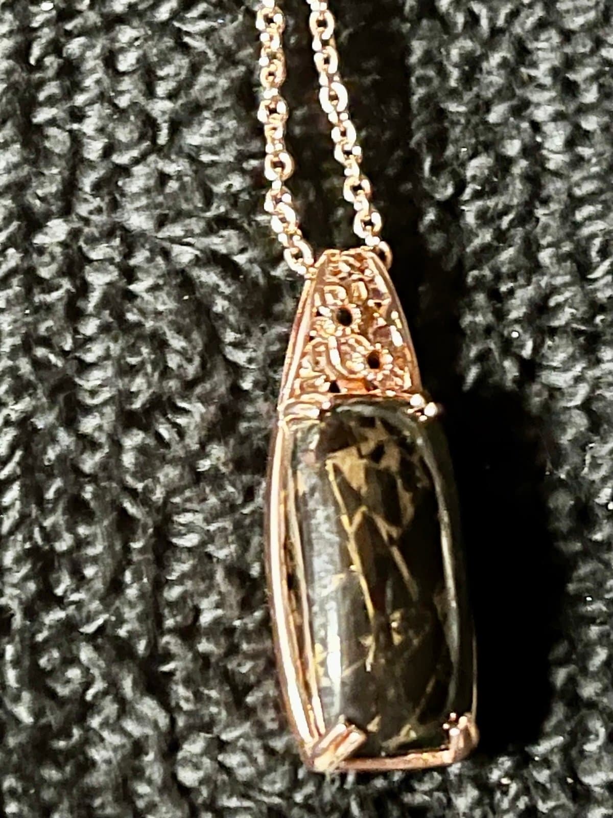 NWT, Shugnite Gemstone Necklace - Thumbnail 3