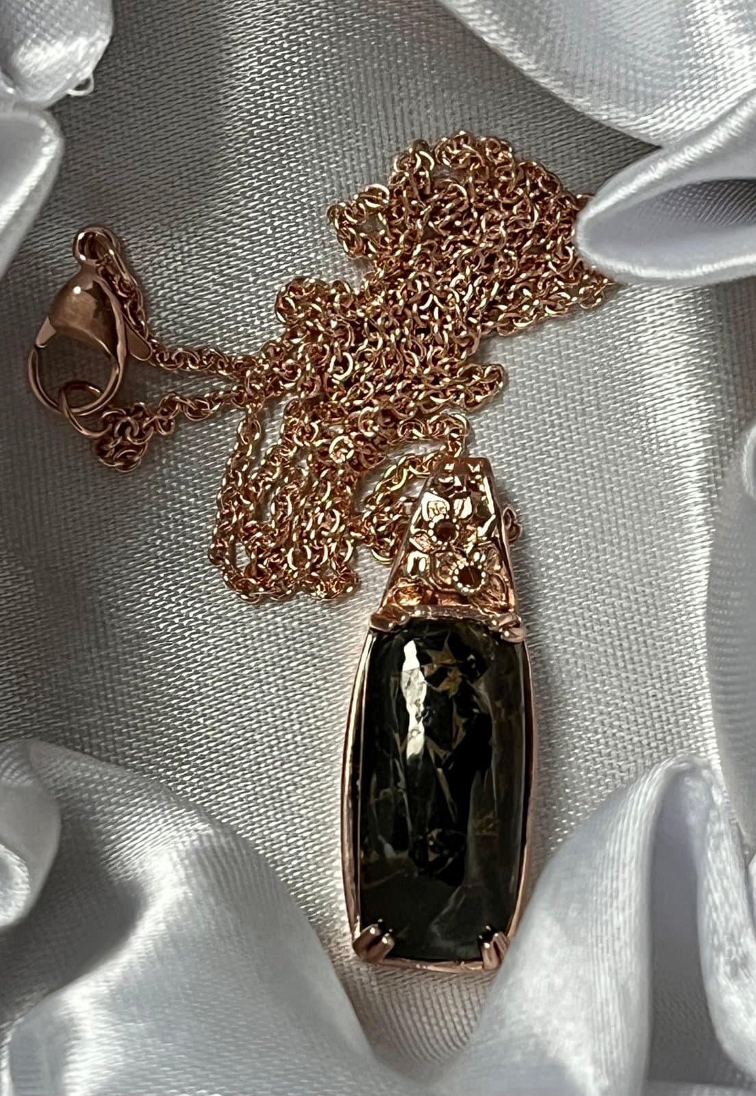 NWT, Shugnite Gemstone Necklace - Thumbnail 2