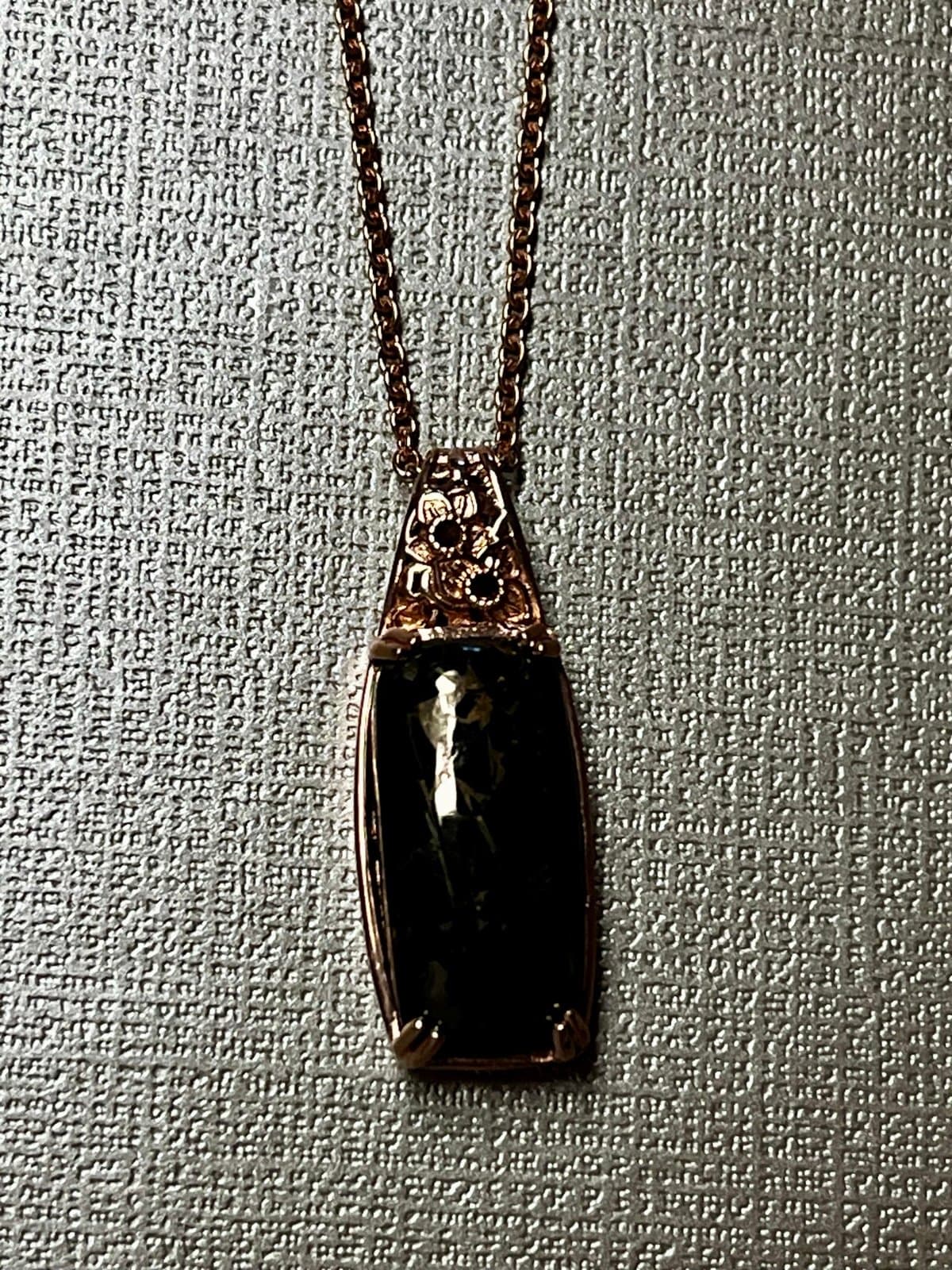 NWT, Shugnite Gemstone Necklace - Image 1
