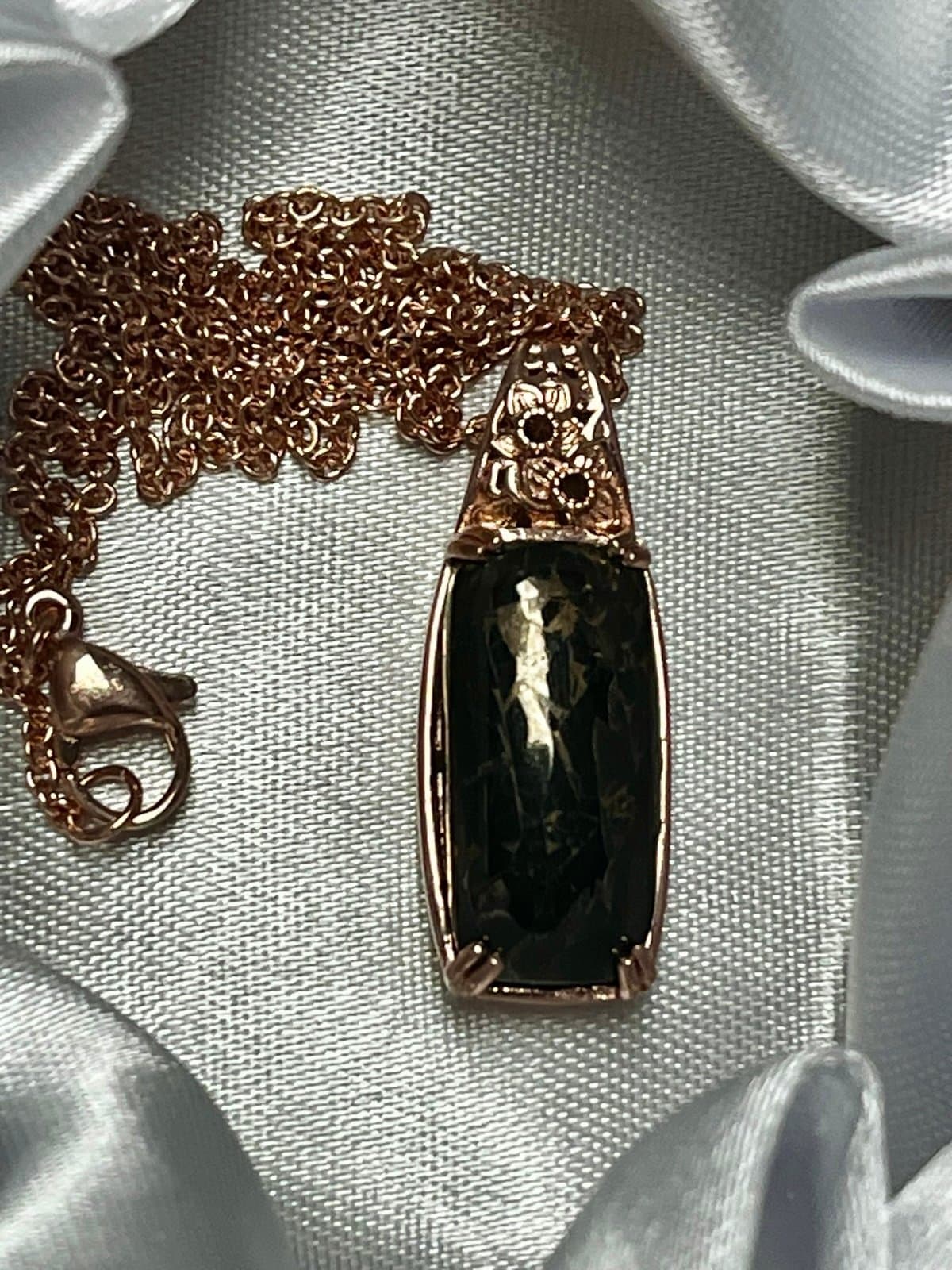 NWT, Shugnite Gemstone Necklace - Thumbnail 5