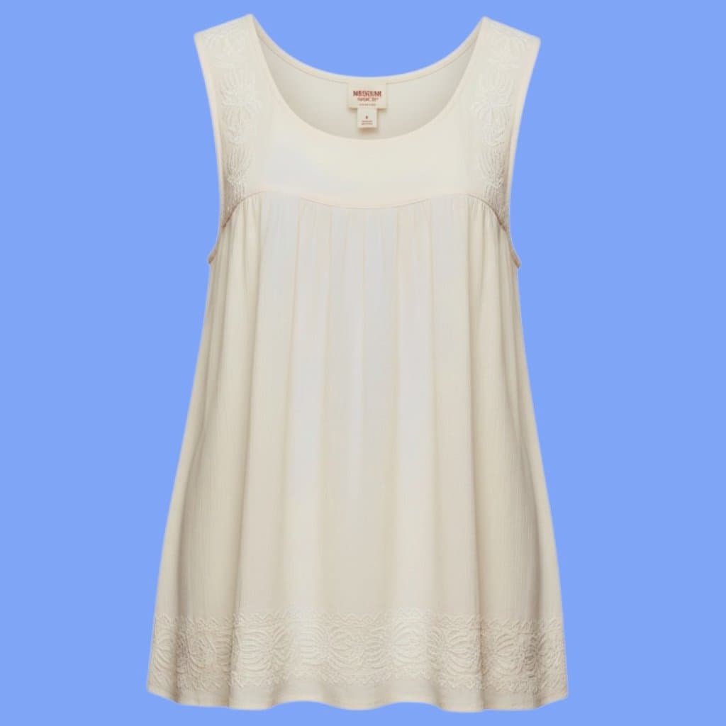 Women’s Mossimo creme Tank size M - Image 1