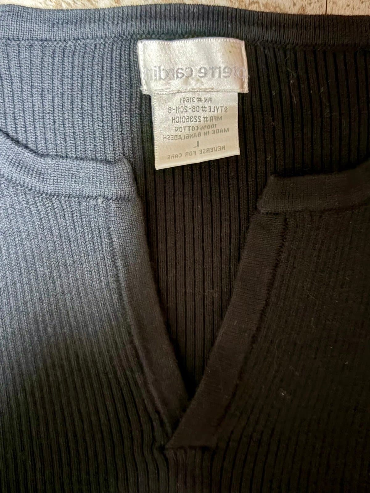 Women’s Large Pierre Cardin Sweater, size LG - Thumbnail 4