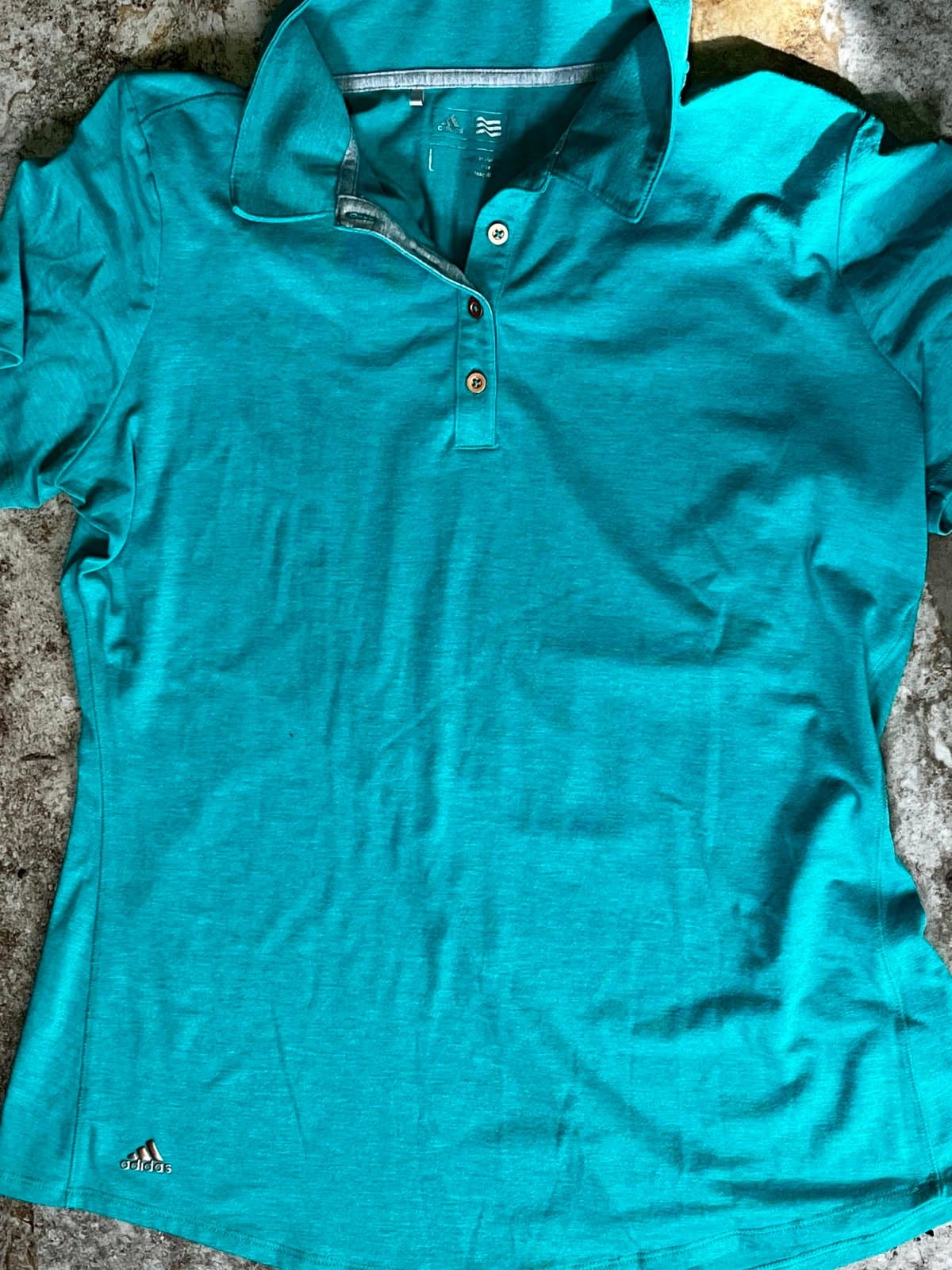Women’s Adidas Polo Top, size LG - Image 1